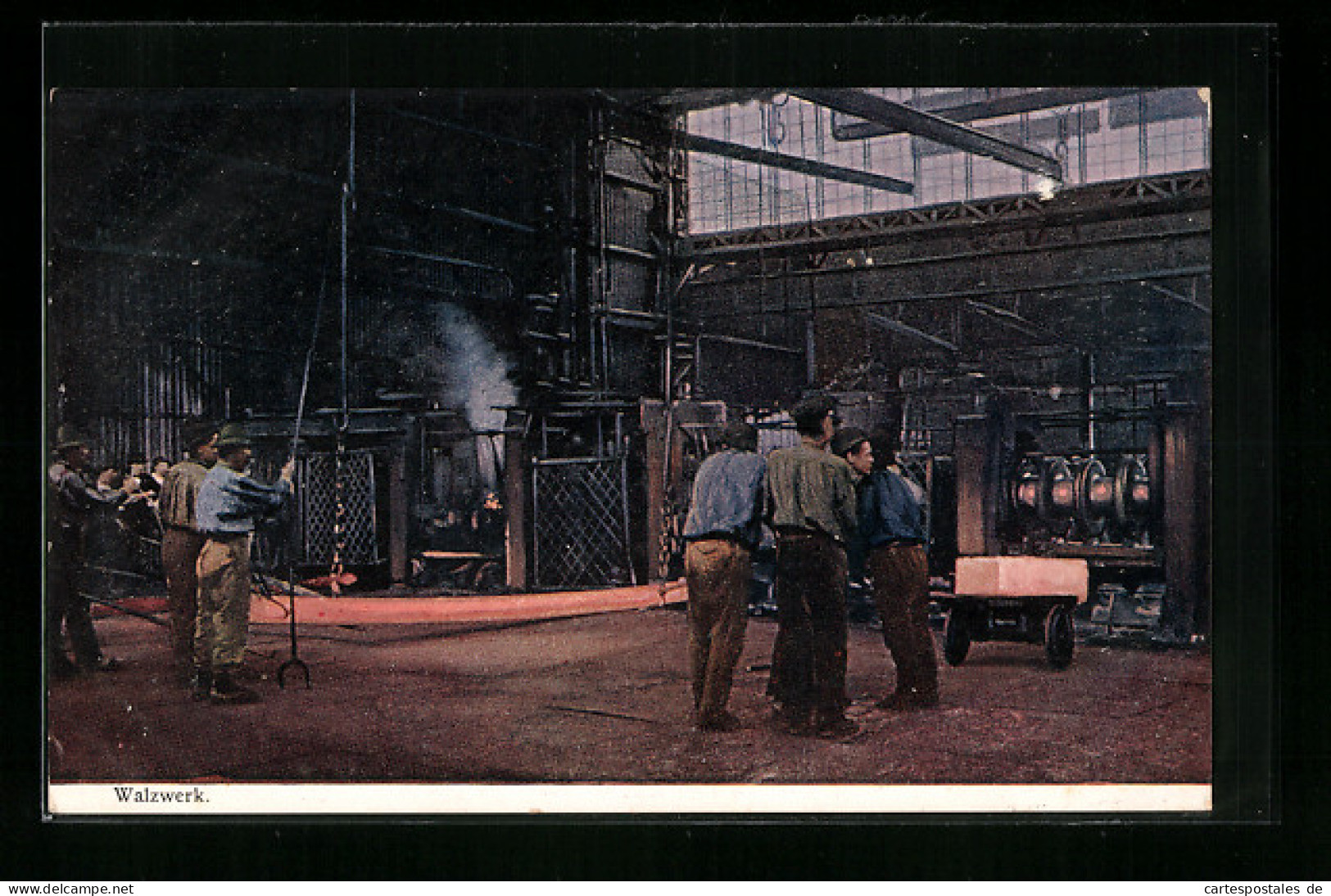 AK Fabrikarbeiter Im Walzwerk  - Industrie