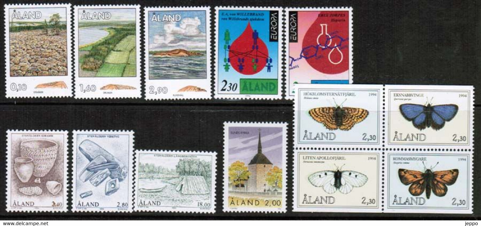 1994 Aland Islands Complete Year Set Mnh. - Aland