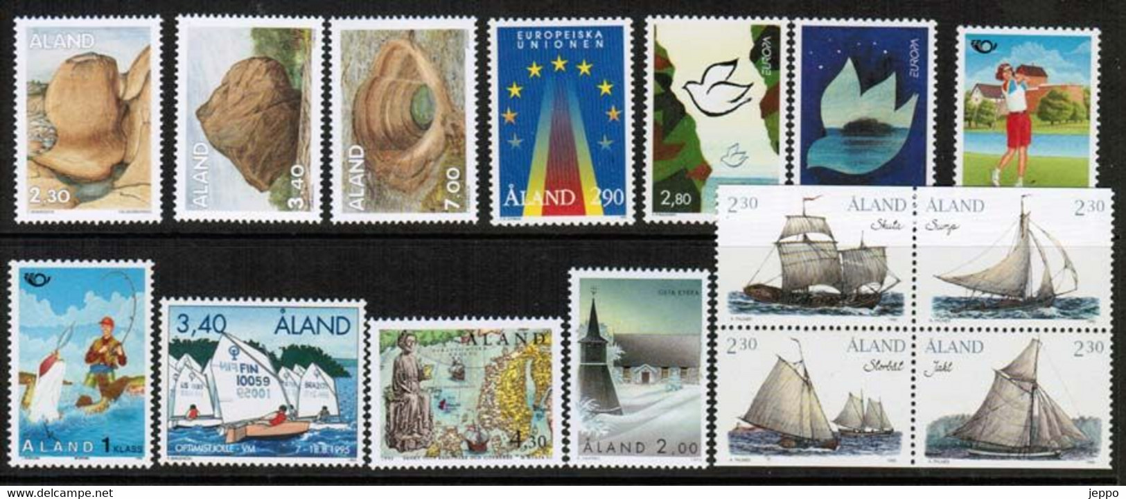 1995 Aland Islands Complete Year Set Mnh. - Ålandinseln