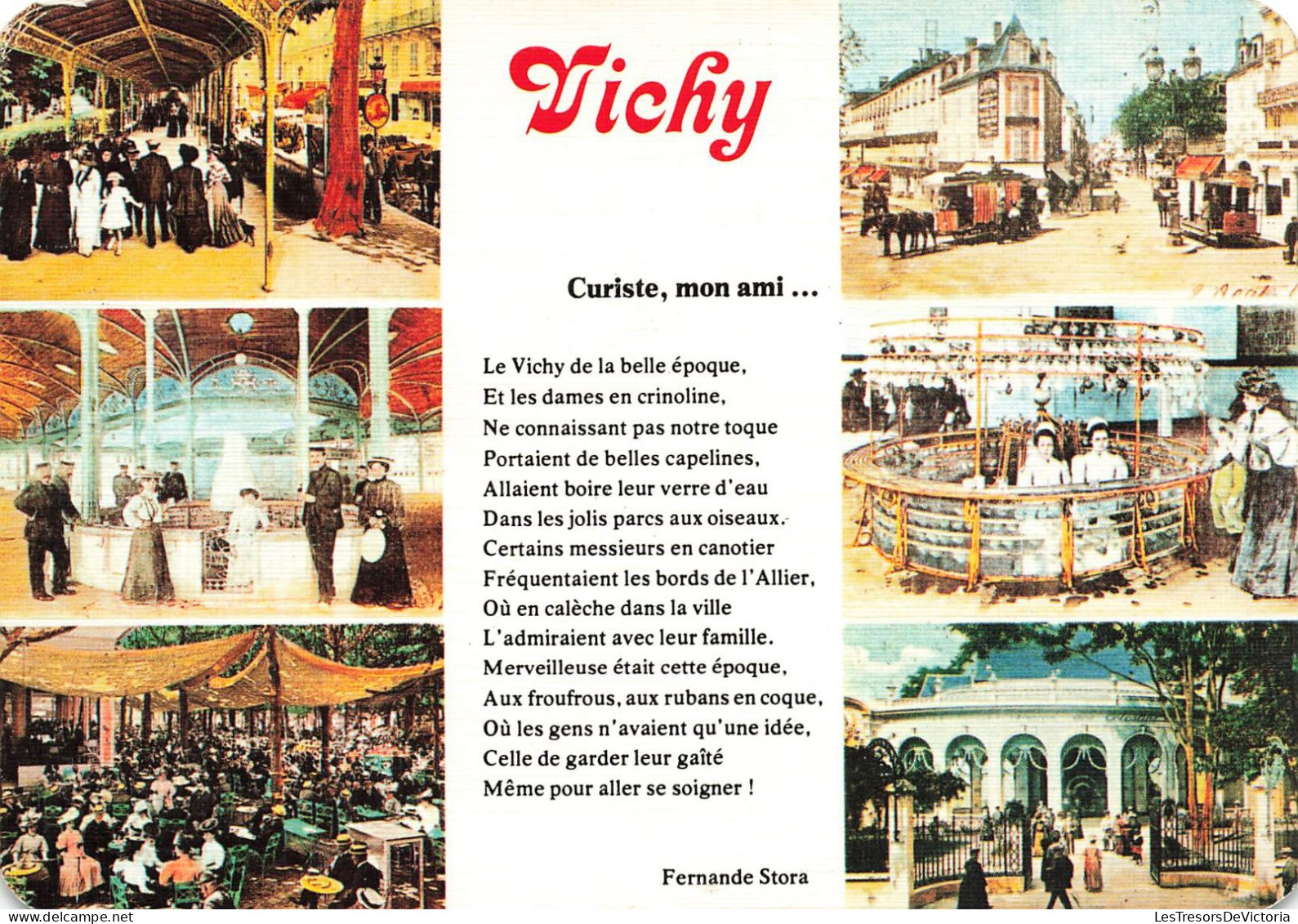 FRANCE - Vichy - Monuments - Animé - Colorisé - Carte Postale - Vichy