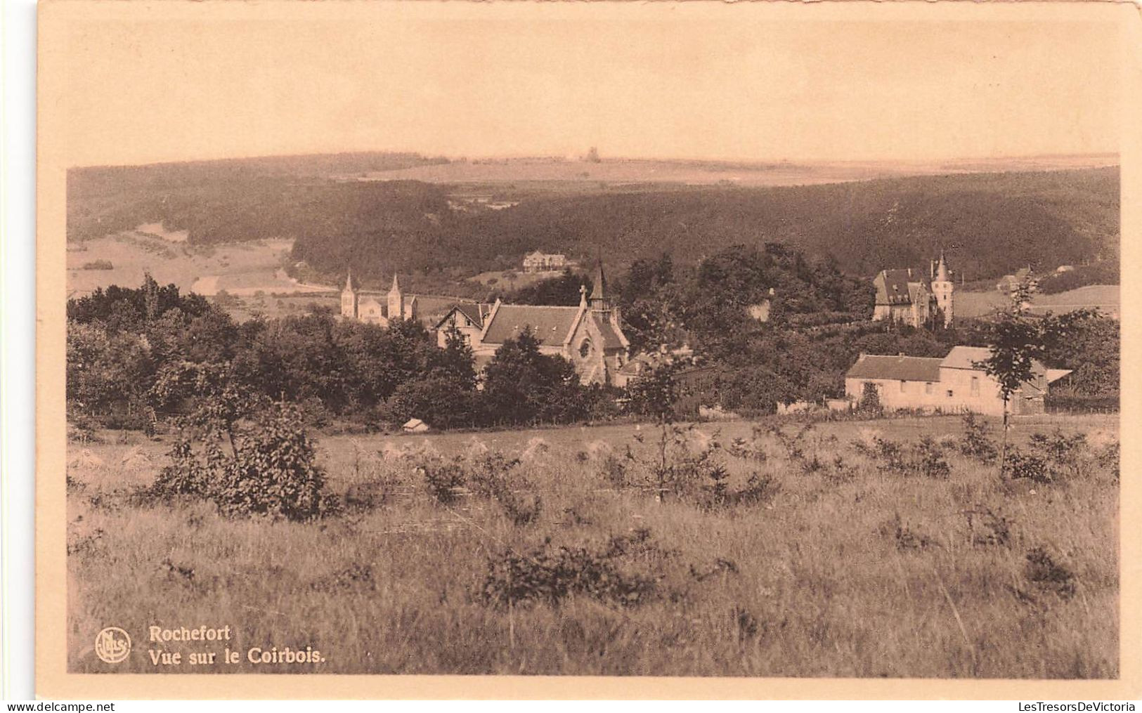 BELGIQUE - Rochefort - Vue Sur La Coirbois - Vue Sur La Ville - Maisons - église - Carte Postale Ancienne - Rochefort