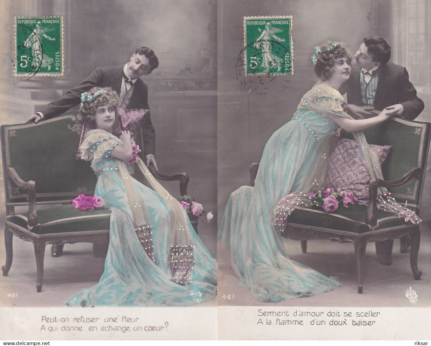 FANTAISIE(COUPLE) SERIE DE 3 CARTES - Women