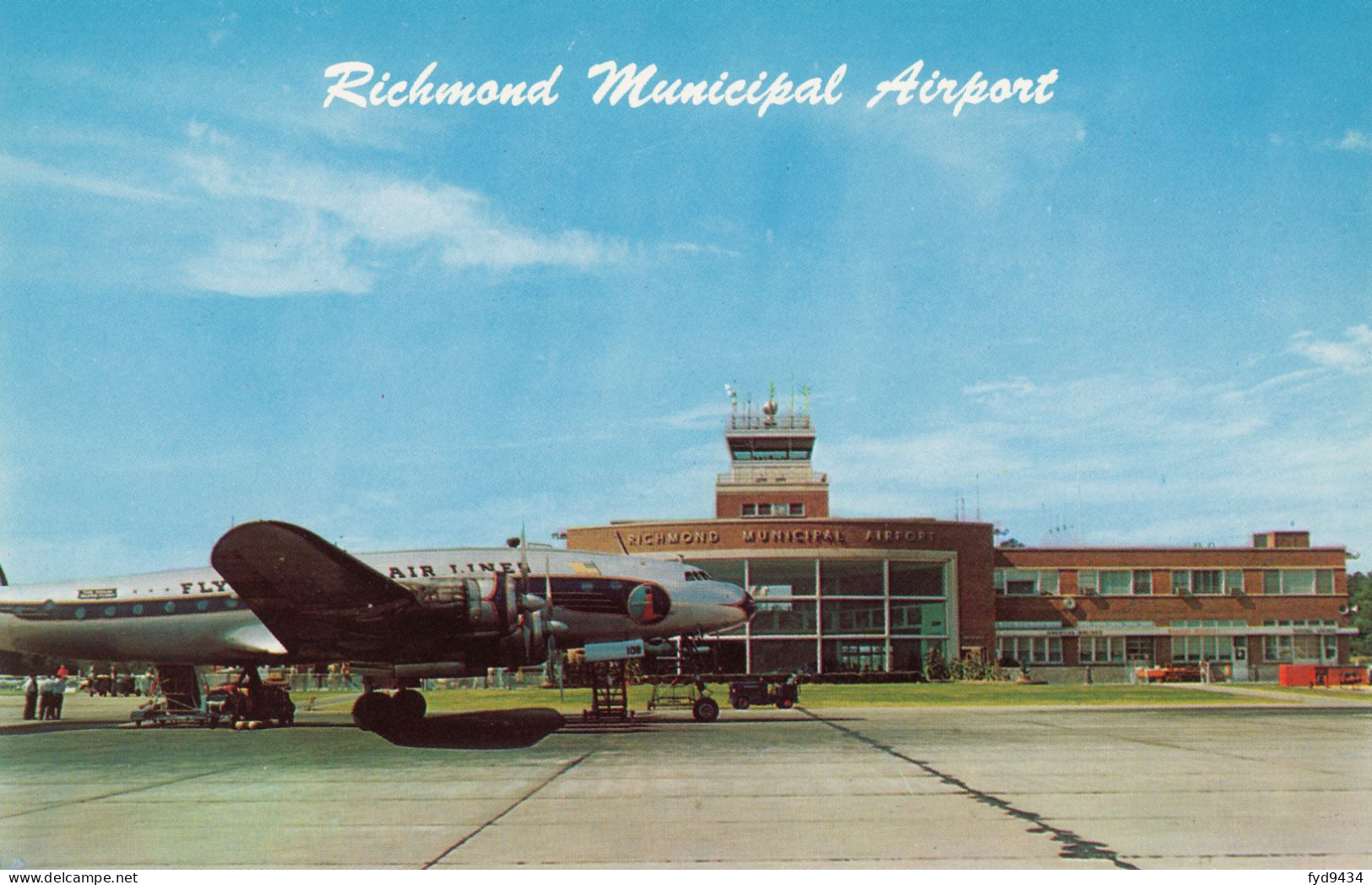 CPA - Lockheed Constellation - Compagnie Eastern Air Lines - Aéroport De Richmond ( Virginie ) - 1946-....: Moderne