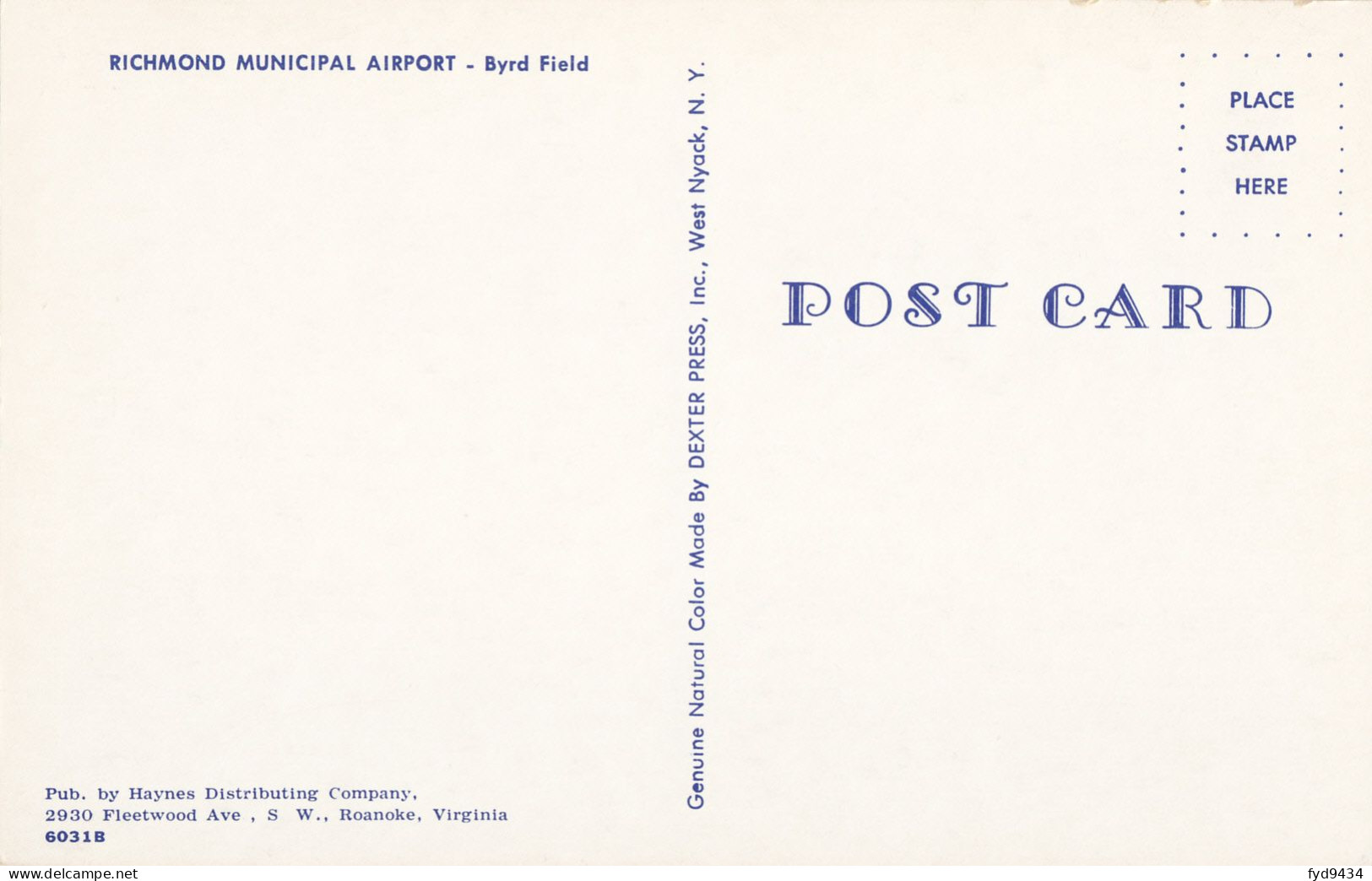 CPA - Lockheed Constellation - Compagnie Eastern Air Lines - Aéroport De Richmond ( Virginie ) - 1946-....: Moderne