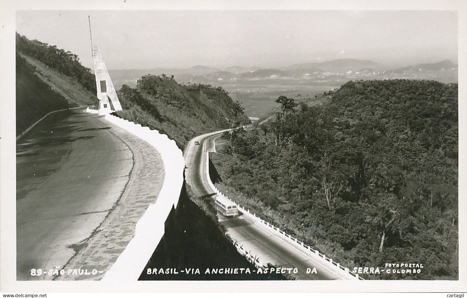 CPM ( Carte Photo 1960) -13881- Brésil -Sao Paulo Via Anchieta -Aspecto Da Serra -Livraison Offerte - São Paulo