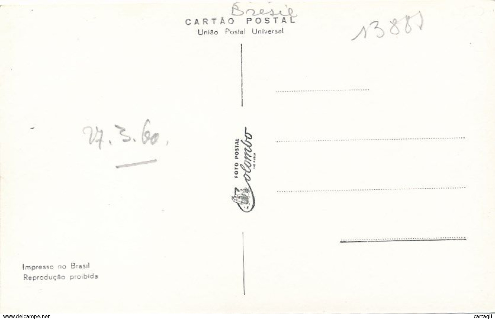 CPM ( Carte Photo 1960) -13881- Brésil -Sao Paulo Via Anchieta -Aspecto Da Serra -Livraison Offerte - São Paulo