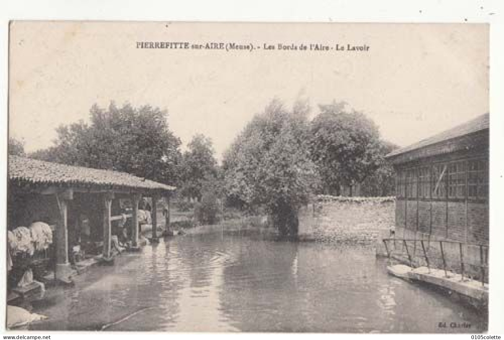 Carte France 55 - Pierrefitte Sur Aire - Les Bords De L'Aire - Le Lavoir : PRIX FIXE - ( Cd071) - Pierrefitte Sur Aire