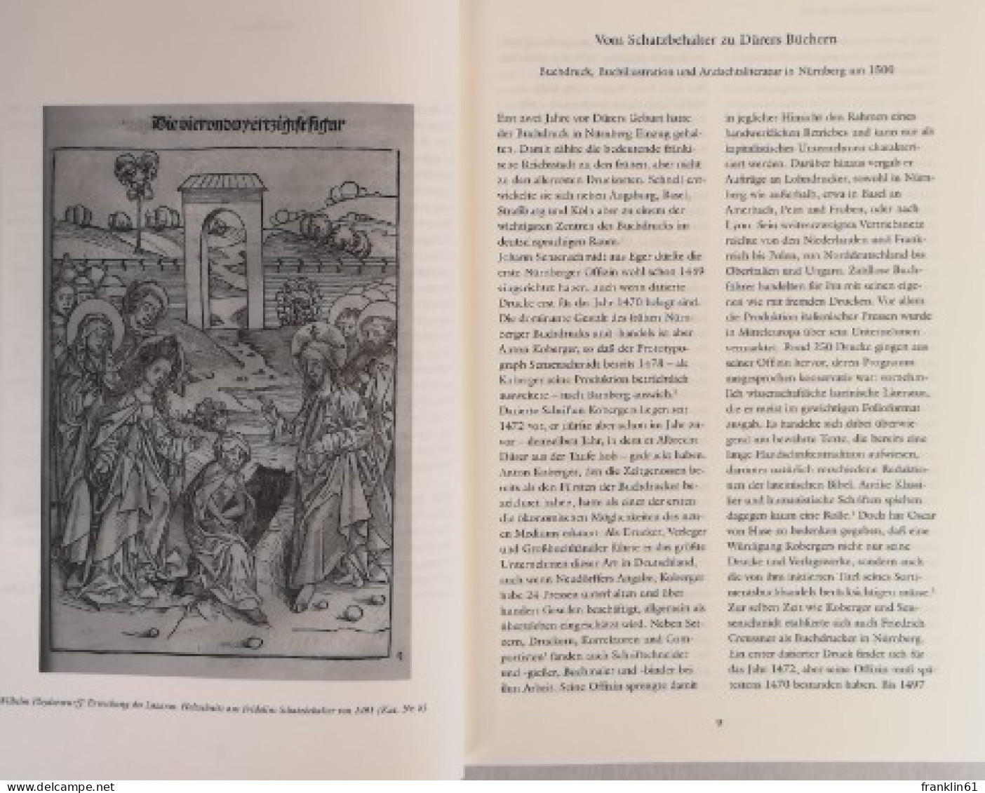 Andachtsliteratur Als Künstlerbuch. Dürers Marienleben. Eine Ausstellung Der Bibliothek Otto Schäfer - Autres & Non Classés