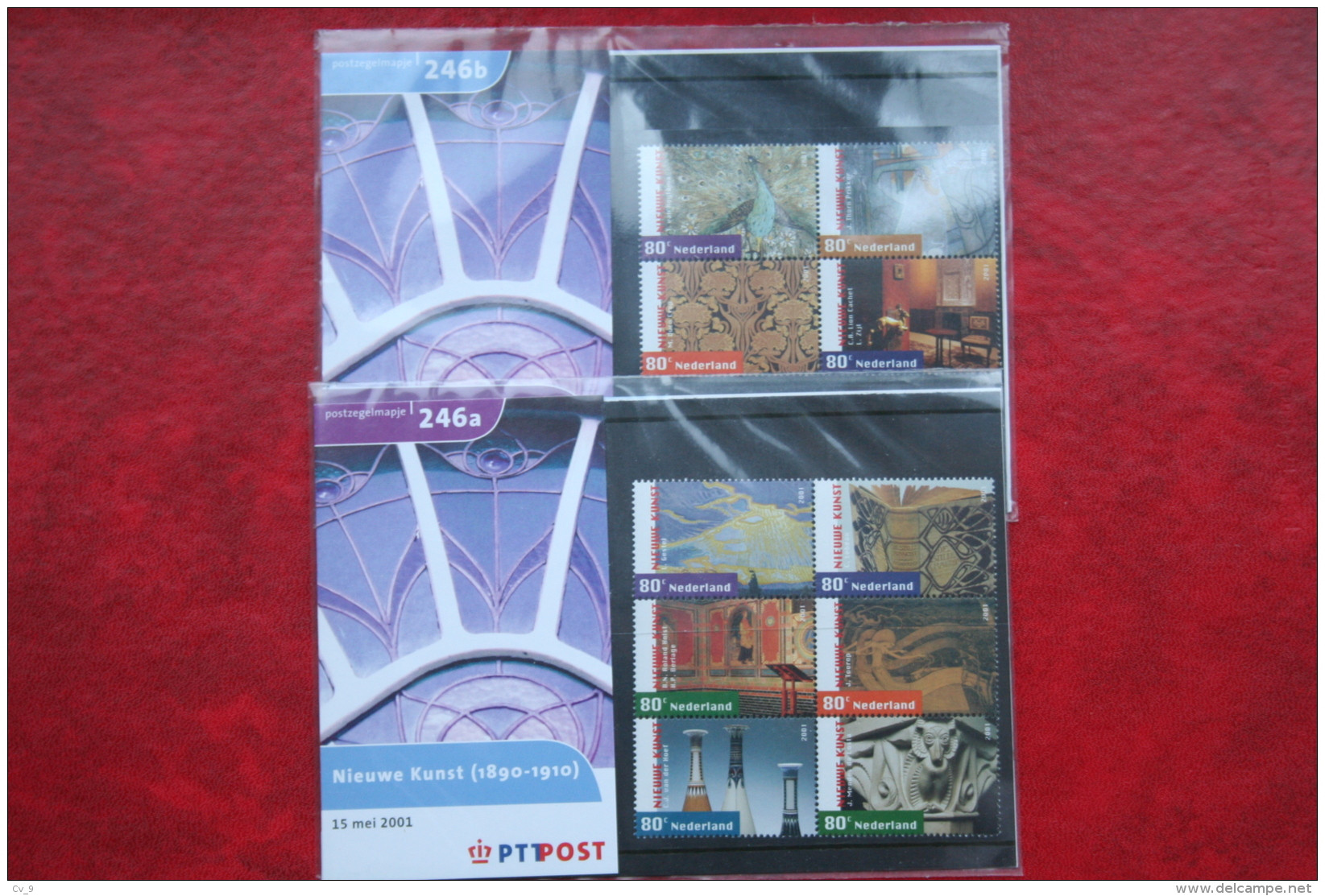 15 Mei 2001 Art Kunst PZM 246ab Postzegelmapje Presentation Pack POSTFRIS MNH ** NEDERLAND NIEDERLANDE NETHERLANDS - Nuevos