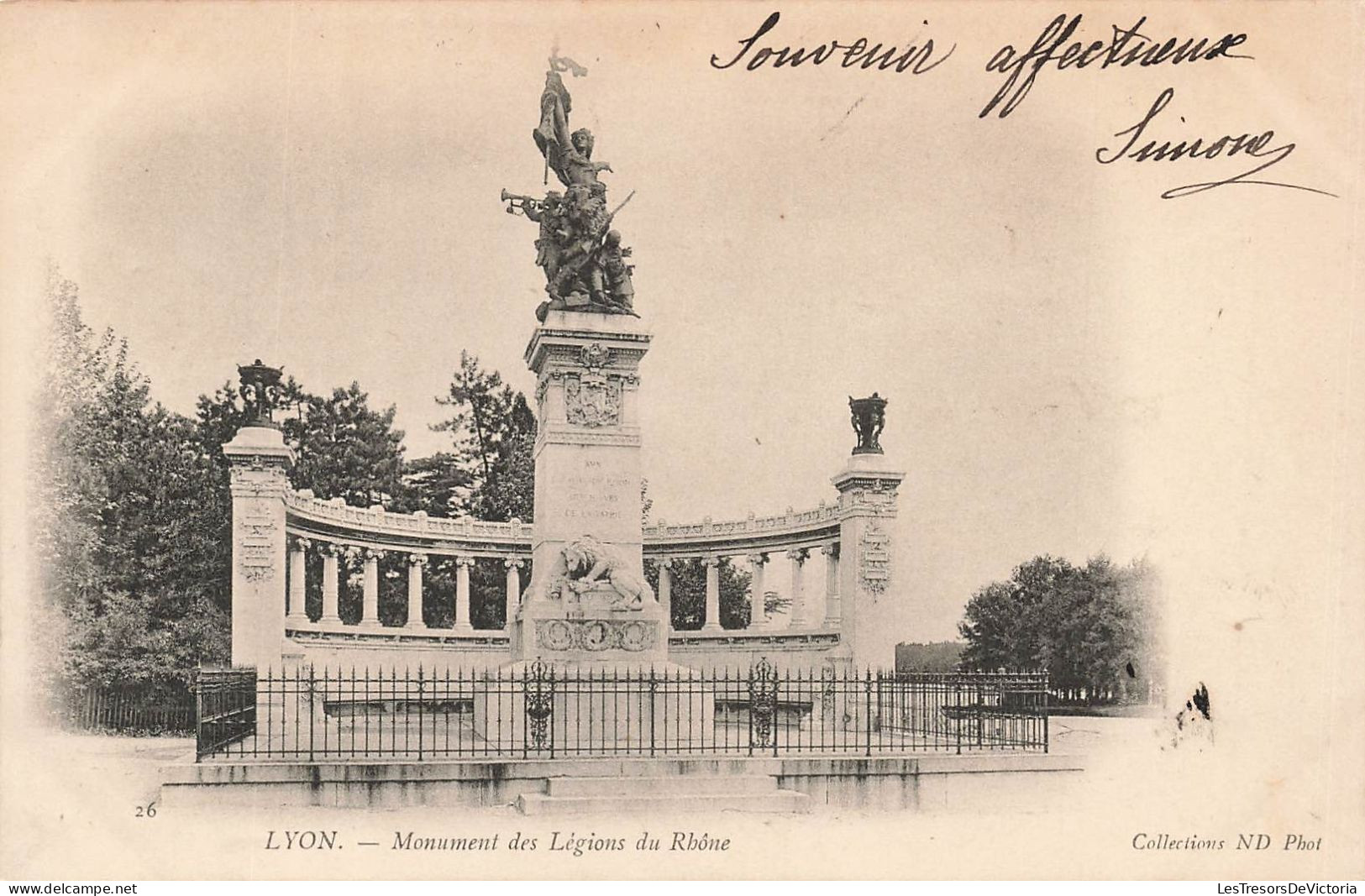 FRANCE - Lyon - Monument Des Légions Du Rhône - Carte Postale Ancienne - Other & Unclassified