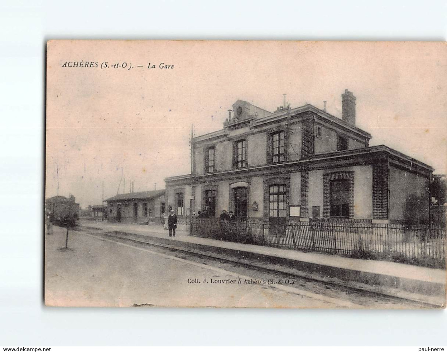 ACHERES : La Gare - état - Acheres