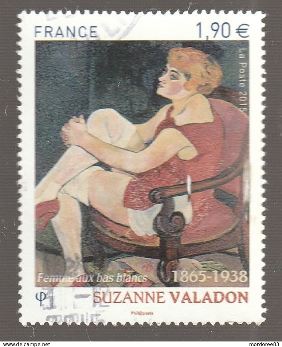 FRANCE 2015 SUZANNE VALADON OBLITERE - YT 4977   - - Oblitérés