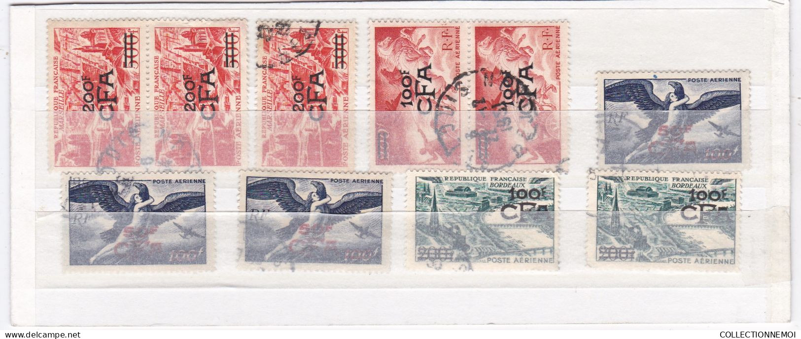 1 Lot De CFA ,, Poste Aerienne ,FORTE COTE - Airmail