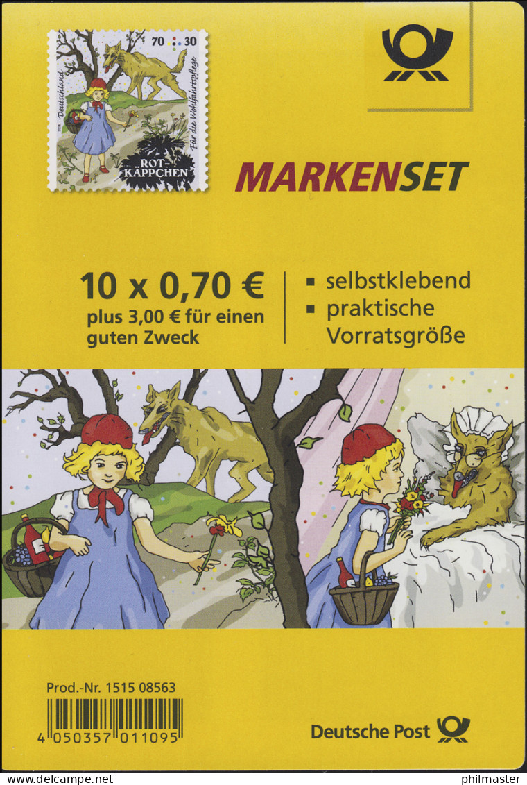 103 MH Grimms Märchen: Rotkäppchen, Erstverwendungsstempel Bonn 11.02.2016 - 2011-2020