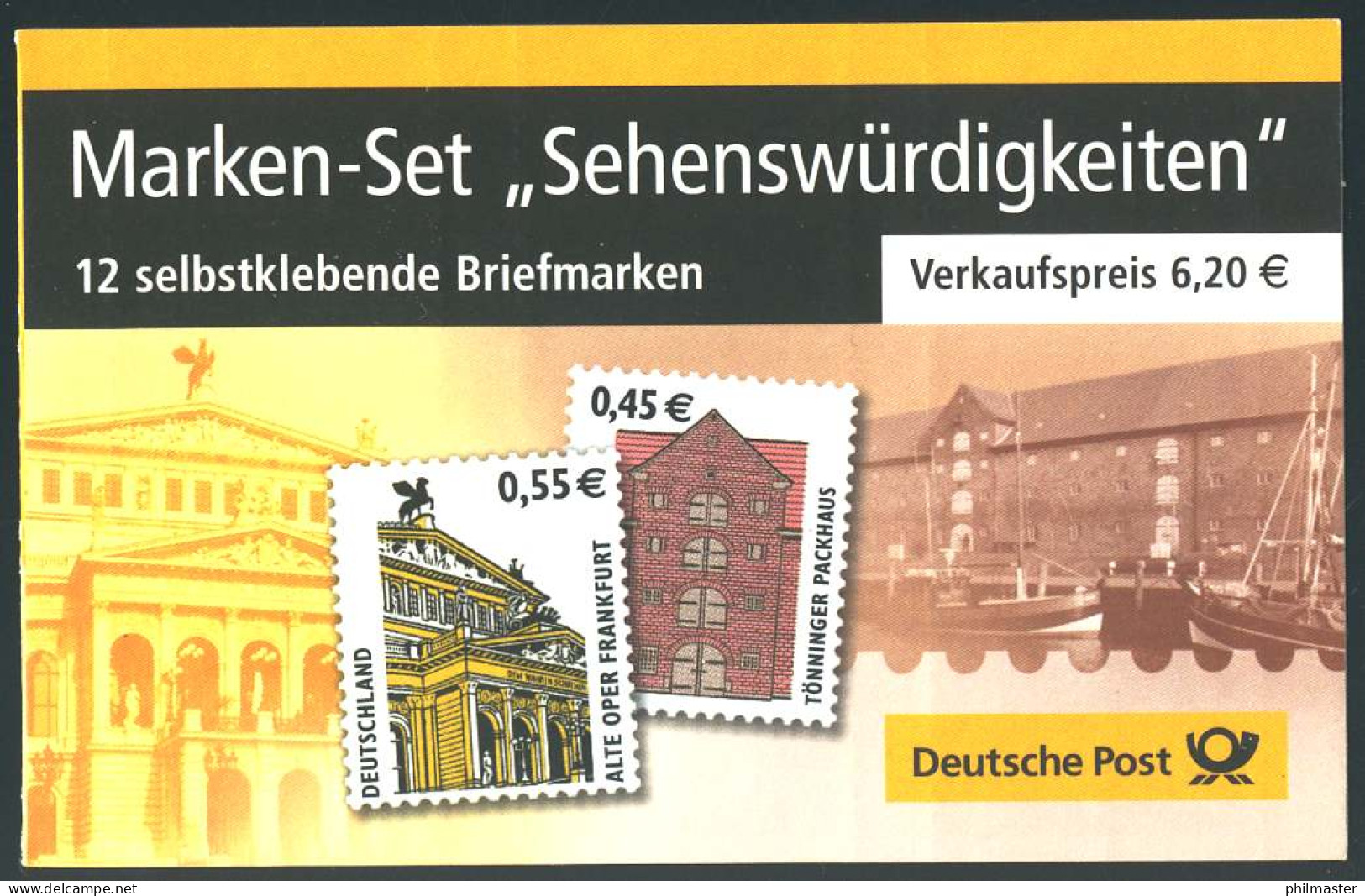 50bBI MH SWK 2002 - Mit Aufkleber Und Mit Perforation, Postfrisch ** - 2001-2010