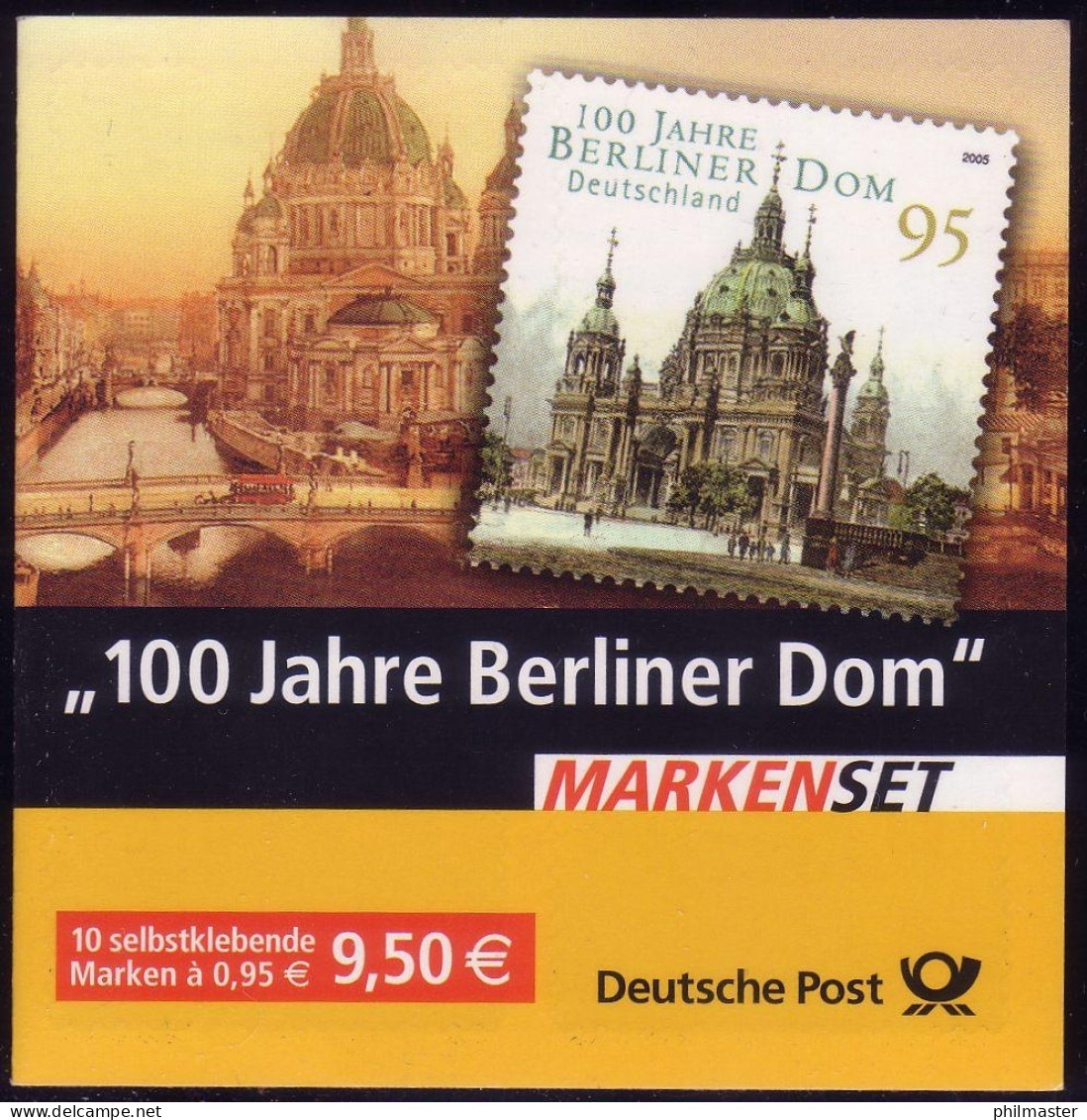 57 Lb MH Berliner Dom - Mit Aufkleber Type B Kleines Label, ** Postfrisch - 2001-2010