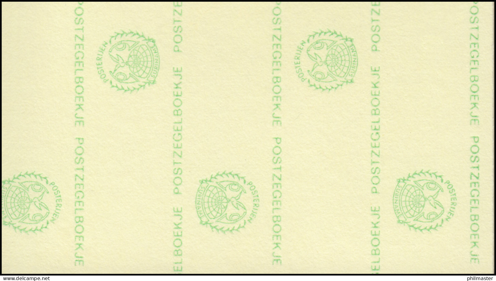 Surinam Markenheftchen 4 Luftpostmarken 40 Und 20 Ct., Wees ... 1978 - Surinam