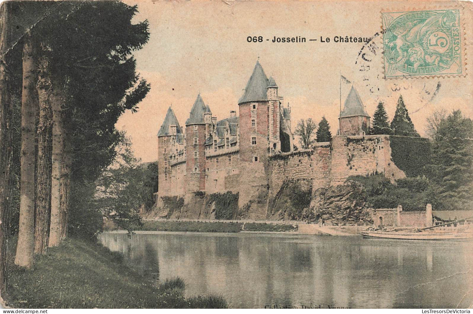 FRANCE - Josselin - Le Château - Carte Postale Ancienne - Josselin