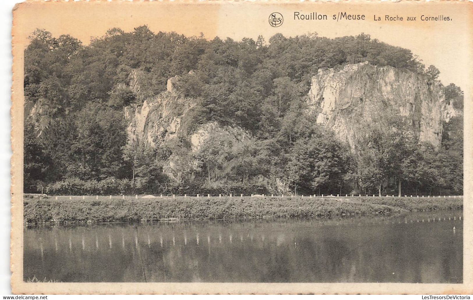 BELGIQUE - Rouillon S/Meuse - Vue De La Roche Aux Cornilles - Vue Générale - Carte Postale Ancienne - Anhée