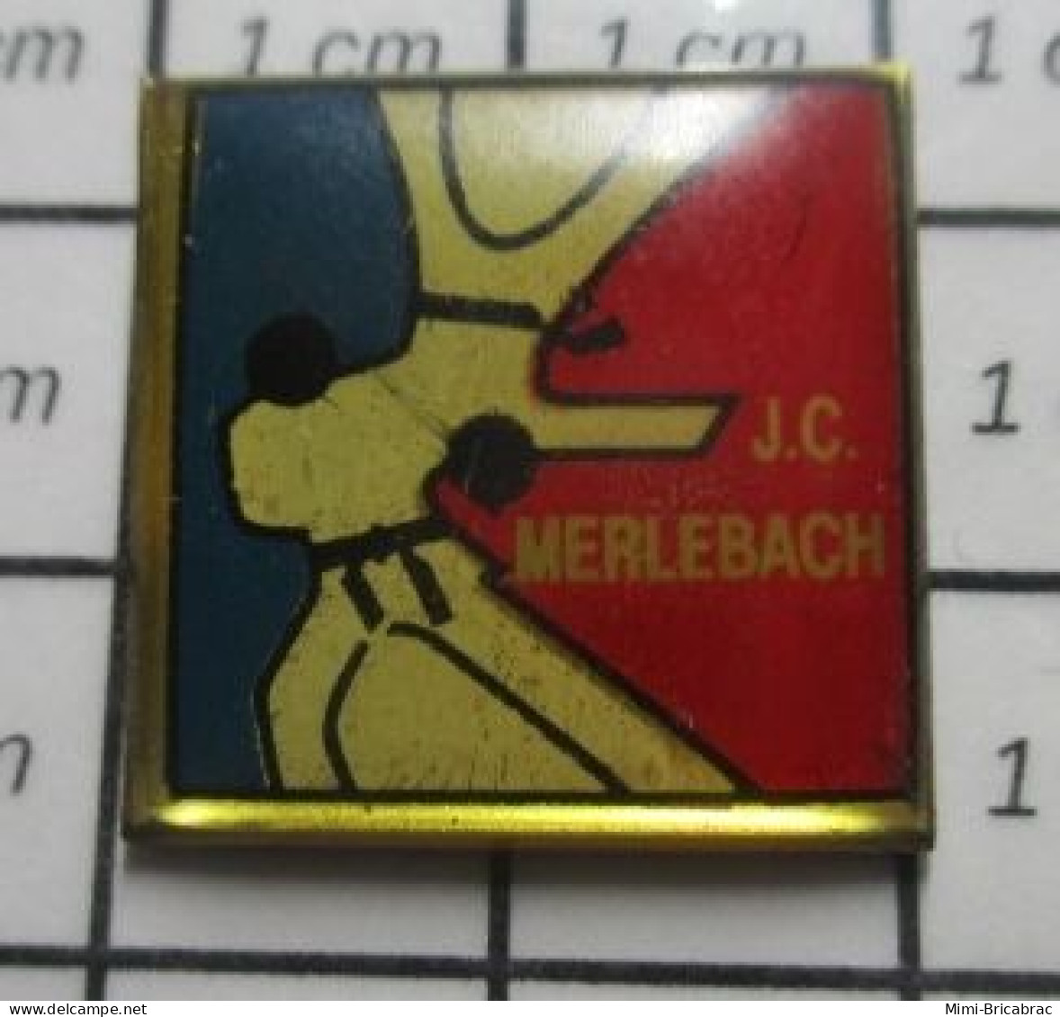 713c Pin's Pins / Beau Et Rare / SPORTS / JUDO CLUB MERLEBACH - Judo