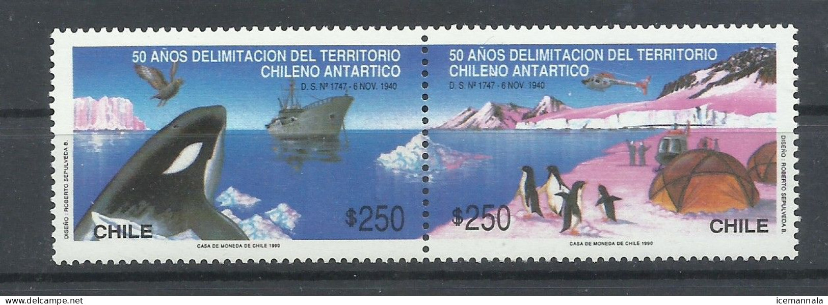 CHILE   YVERT  1017/18   MNH  ** - Chili