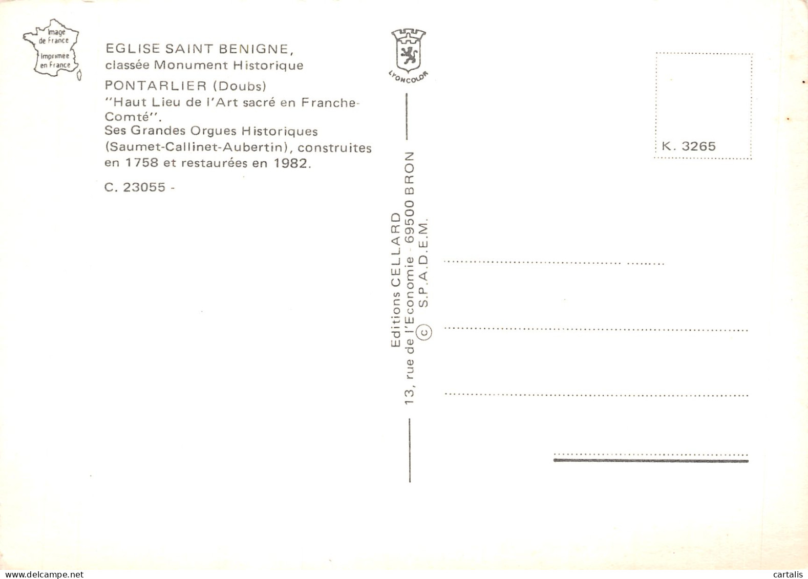 25-PONTARLIER-N°4134-B/0305 - Pontarlier