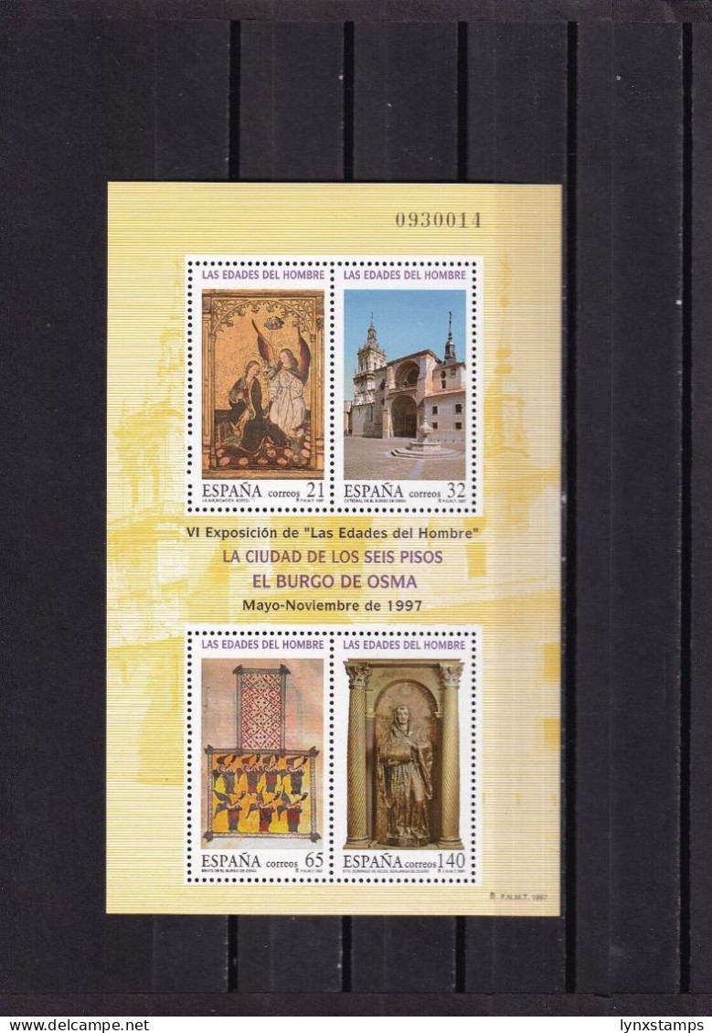 ER04 Spain 1997 The Ages Of Man MNH Souvenir Sheet - Unused Stamps