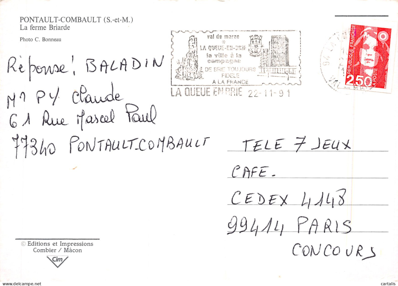 77-PONTAULT COMBAULT-N°4134-D/0075 - Pontault Combault