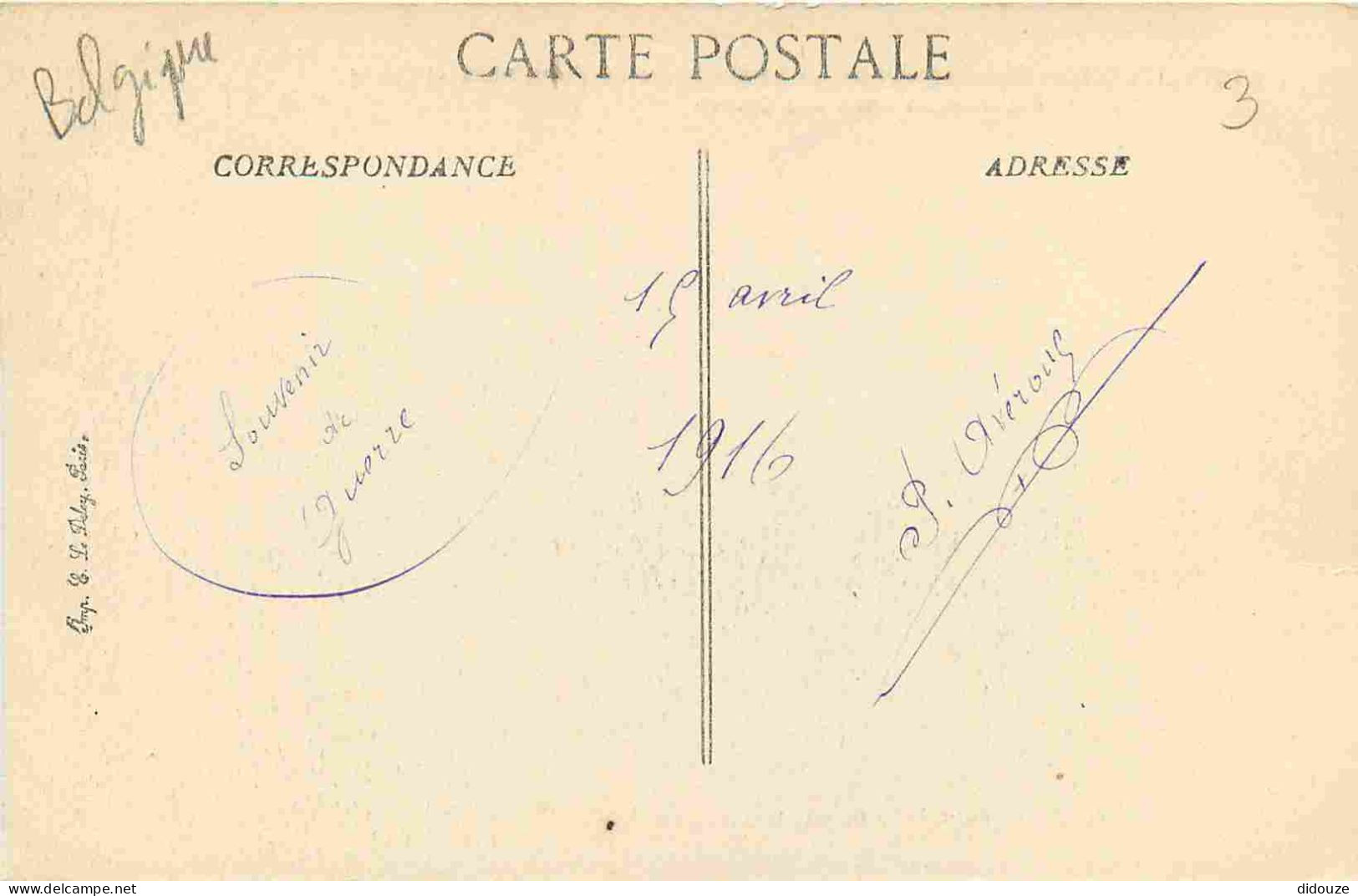 Pays - Belgique - Vleteren - Westvleteren - Poperinghestraat En Kerk - Route De Poperinghe Et Eglise - Animée - CPA - Vo - Vleteren