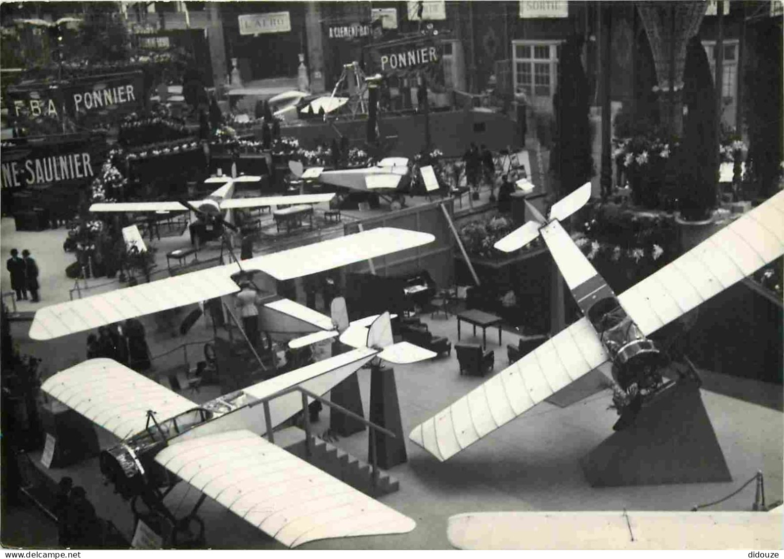 Reproduction CPA - 75 Paris - Le Salon De L'aviation - Avions - Paris 1900 - 60 - CPM - Carte Neuve - Voir Scans Recto-V - Zonder Classificatie