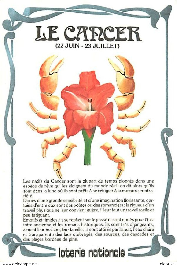 Astrologie - Cancer - Illustration - CPM - Carte Neuve - Voir Scans Recto-Verso - Astrologia