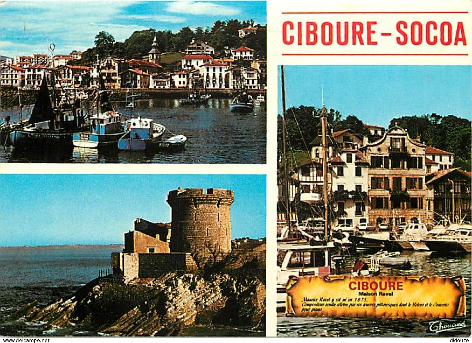 64 - Ciboure - Multivues - Bateaux - Flamme Postale De Saint Jean De Luz - CPM - Voir Scans Recto-Verso - Ciboure