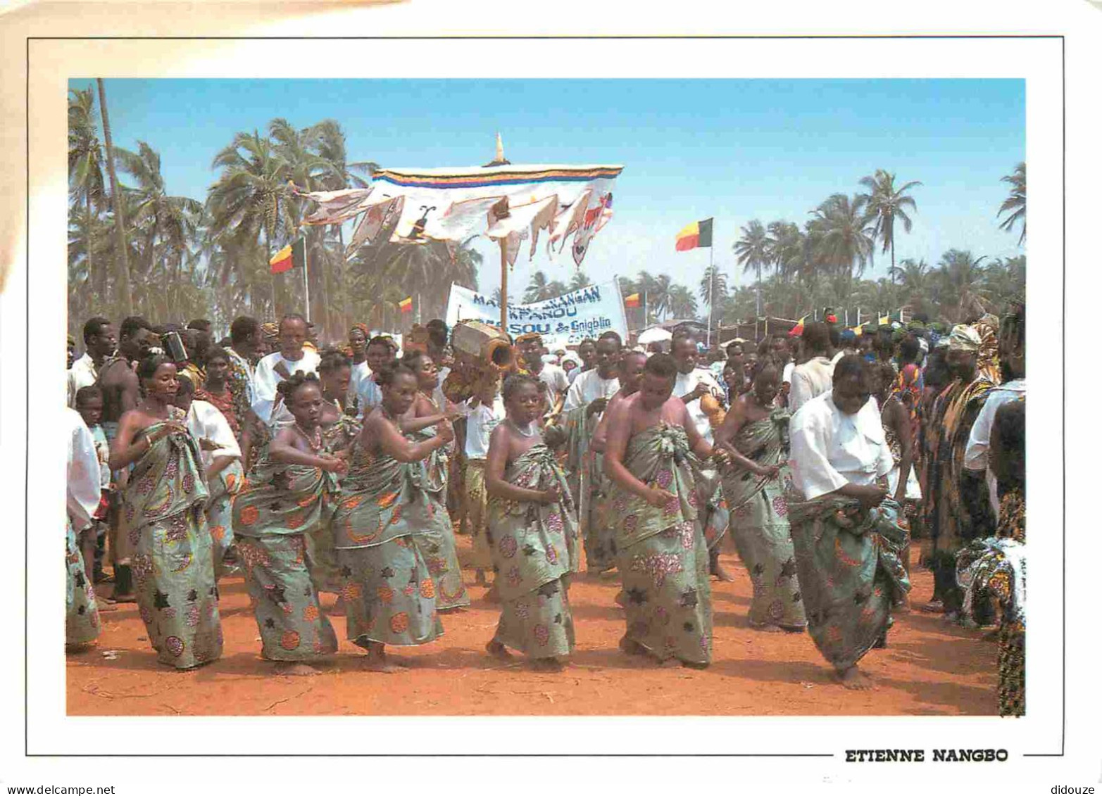 Bénin - Danse Traditionelle D'Abomey - Zinlin - Folklore - Scène Et Types - CPM - Voir Scans Recto-Verso - Benin