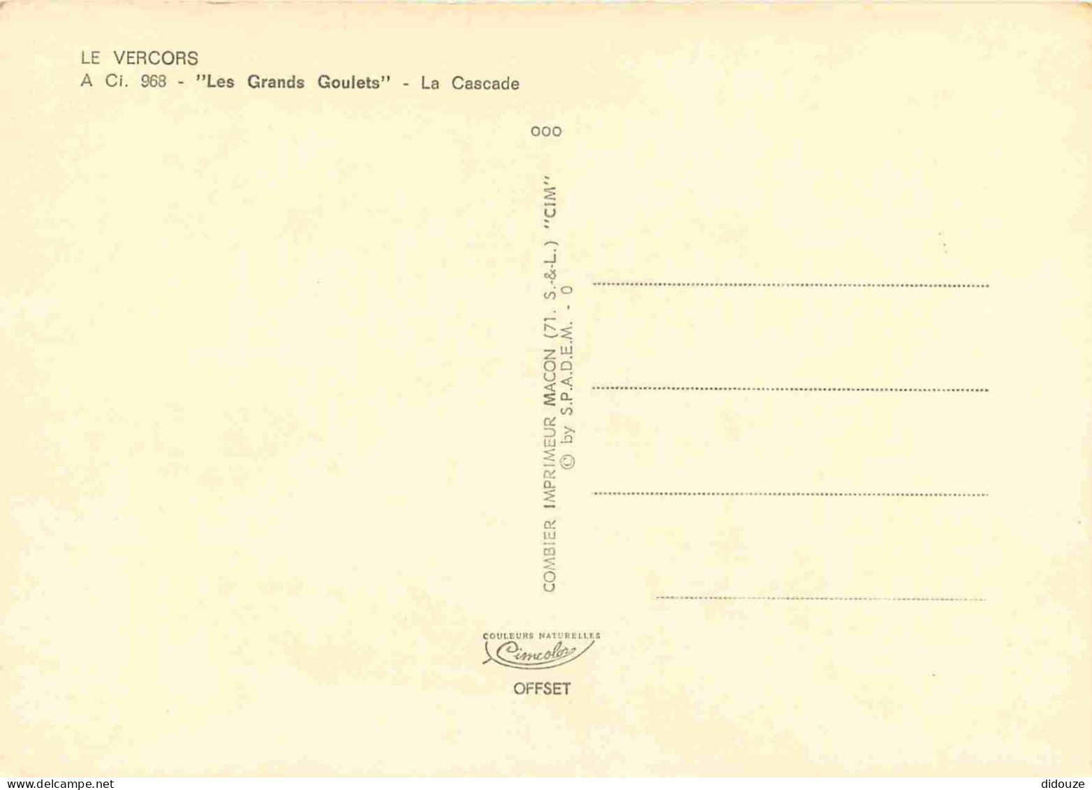 26 - Drome - Vercors - Route Des Grands Goulets - CPM - Voir Scans Recto-Verso - Les Grands Goulets