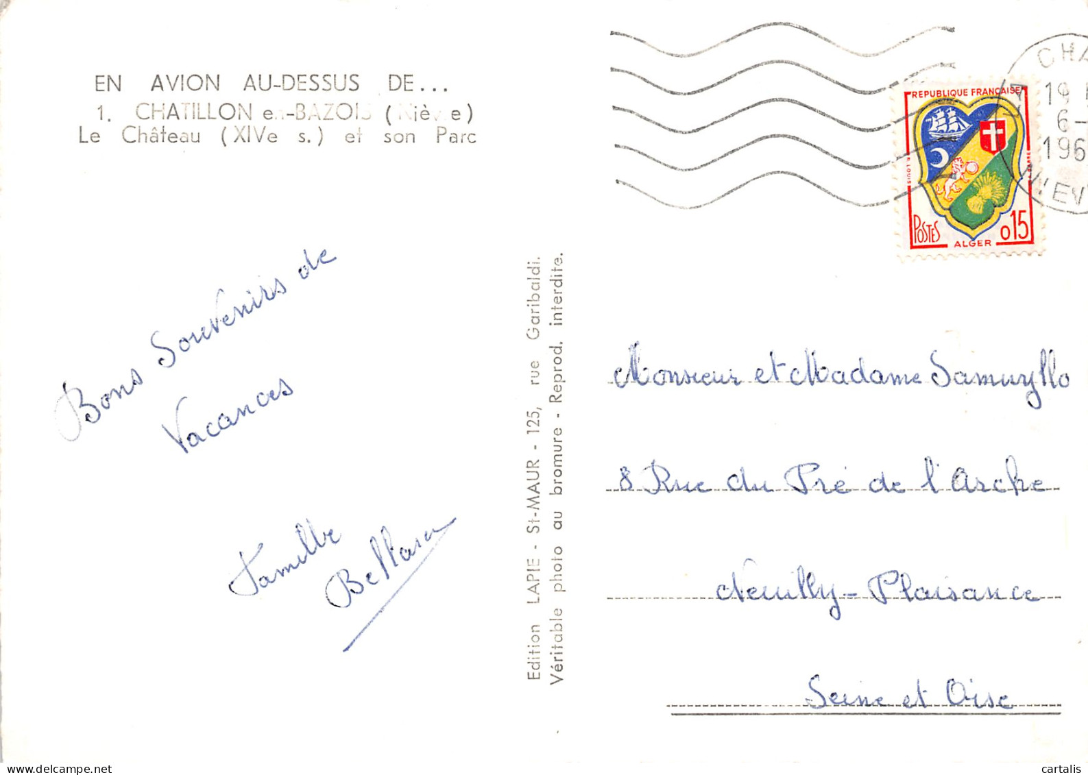 58-CHATILLON EN BAZOIS-N°4135-C/0047 - Chatillon En Bazois