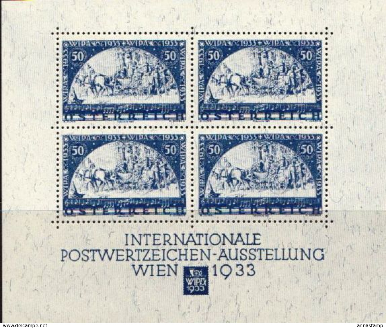 Austria MNH Minisheet, FAXIMILE Issue, REPRINT!!! - Philatelic Exhibitions