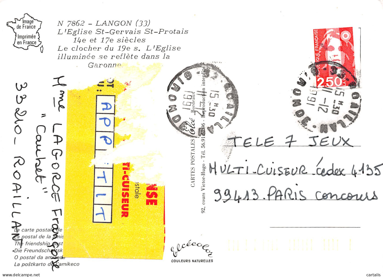 33-LANGON-N°4135-A/0109 - Langon