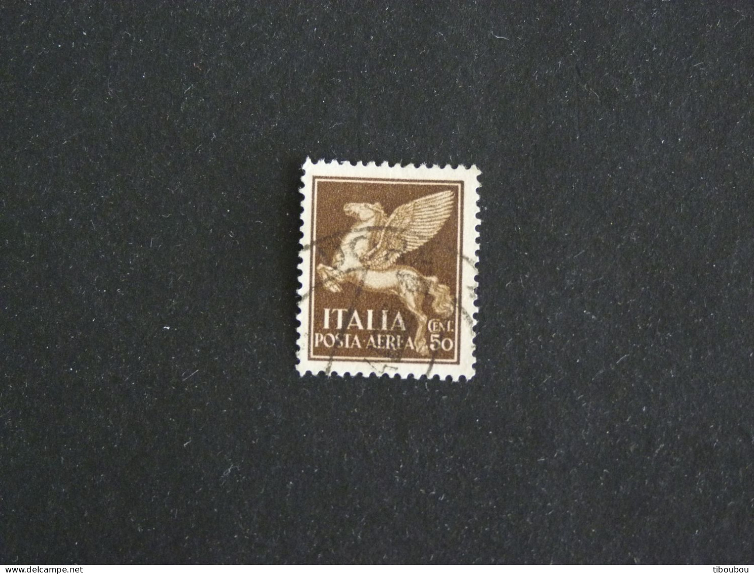 ITALIE ITALIA YT PA 12 OBLITERE - PEGASE CHEVAL AILE - Posta Aerea