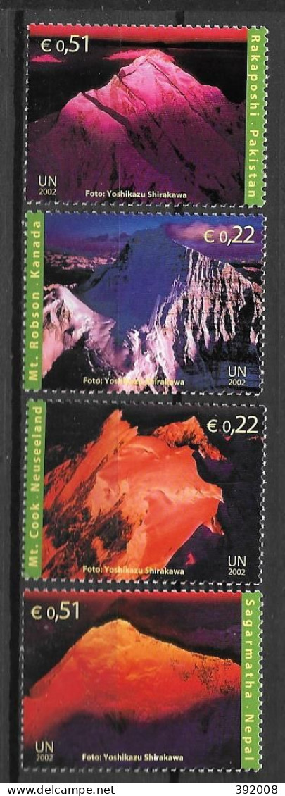 2002 - 376 à 379**MNH - Année De La Montagne - Neufs