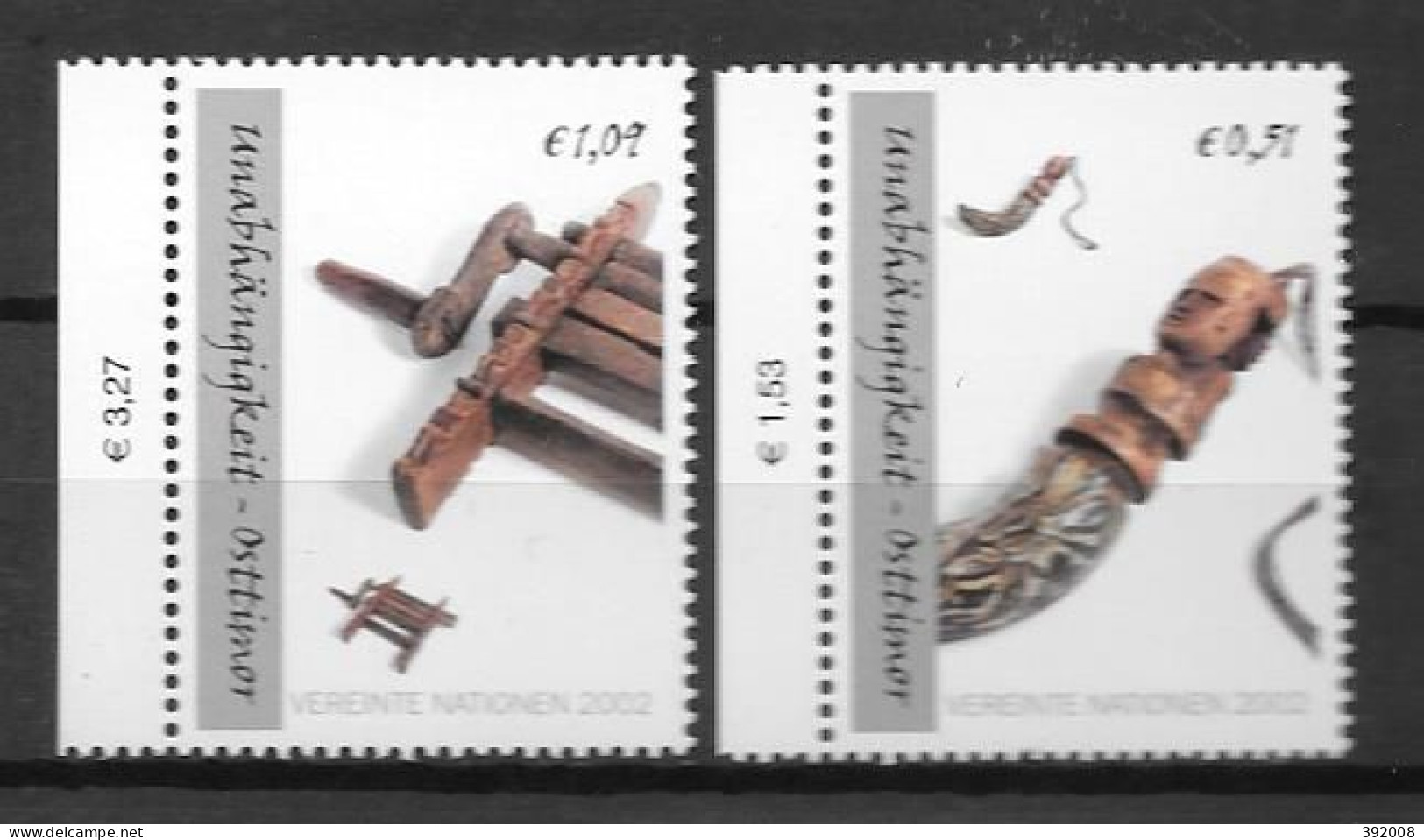 2002 - 374 à 375**MNH - Timor Oriental - Unused Stamps