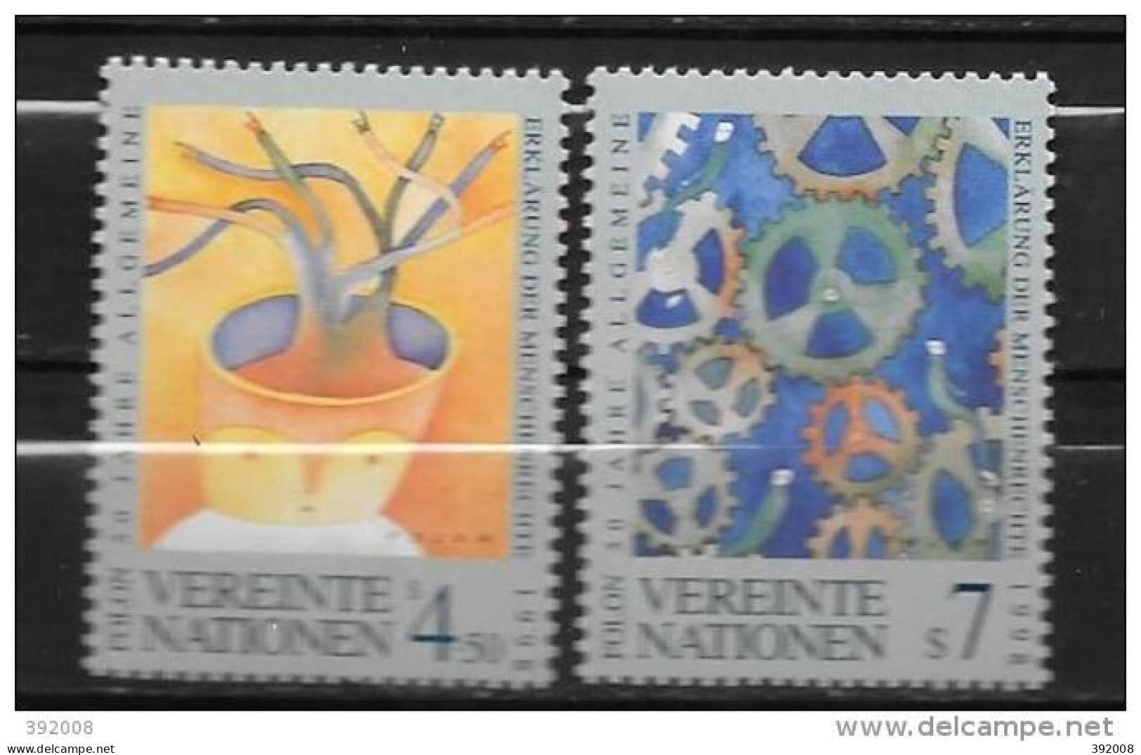 1998 - 286 à 287**MNH - 50 Ans Déclaration Universelle Des Droits De L'homme - Nuevos