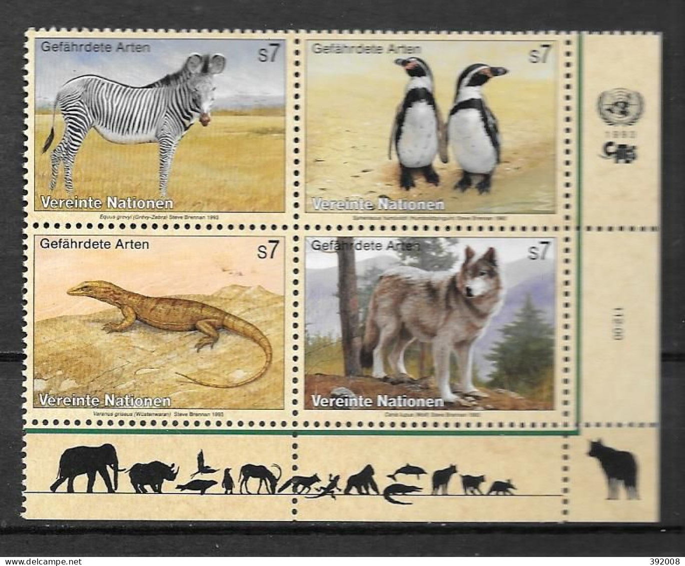 1993 - 159 à 162**MNH - Protection De La Nature - 2 - Nuovi