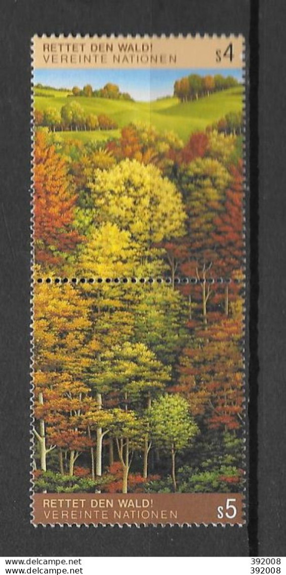 1988 -81 à 82**MNH - Survie Des Forêts - Ungebraucht