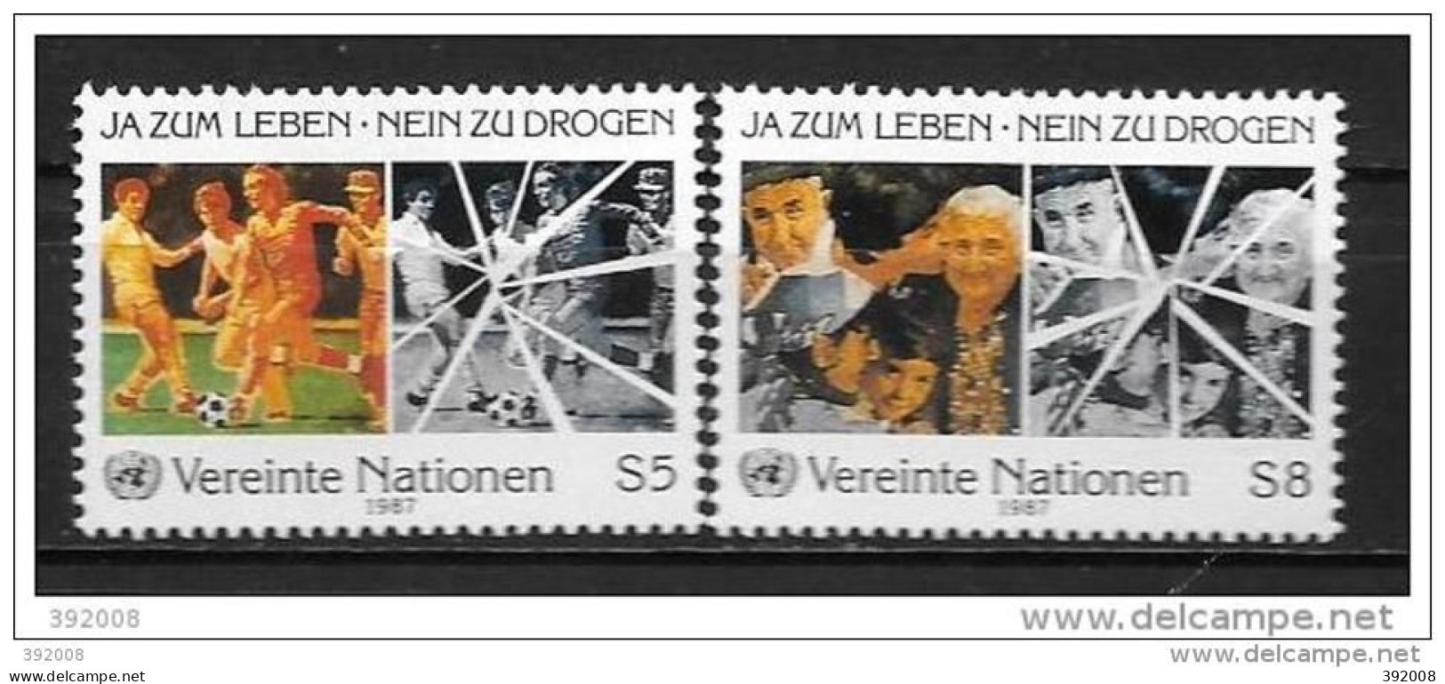 1987 - 71 à 72**MNH - Lutte Contre Le Traffic Des Drogues - Neufs