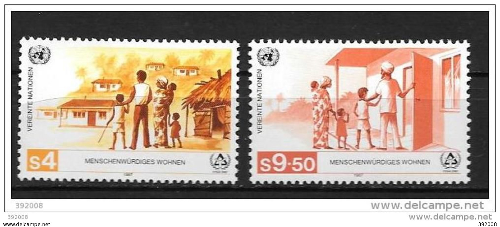 1987 - 69 à 70**MNH - Année Du Logement Des Sans-abris - Ongebruikt