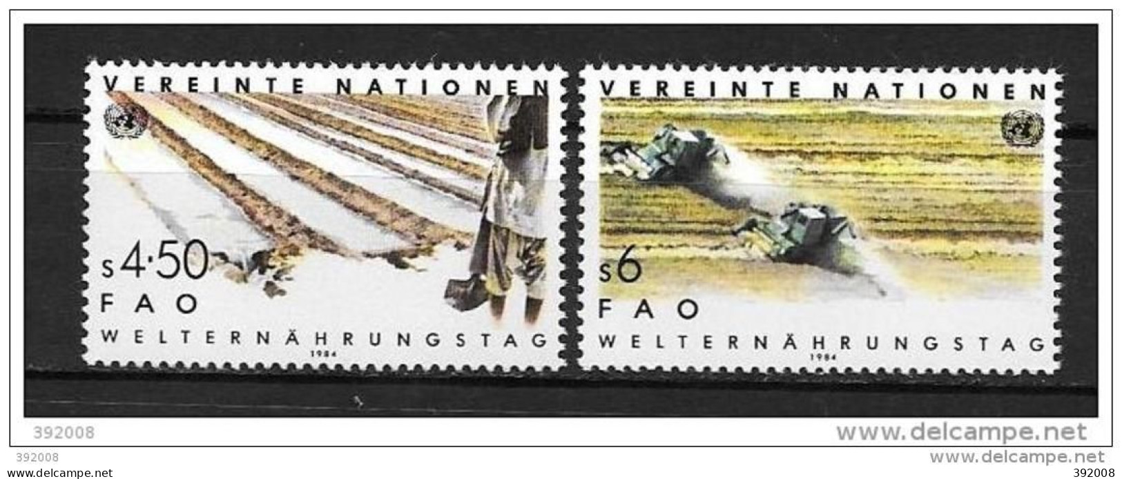 1984 - 39 à 40**MNH - Journée Mondiale De L'alimentatio - Unused Stamps