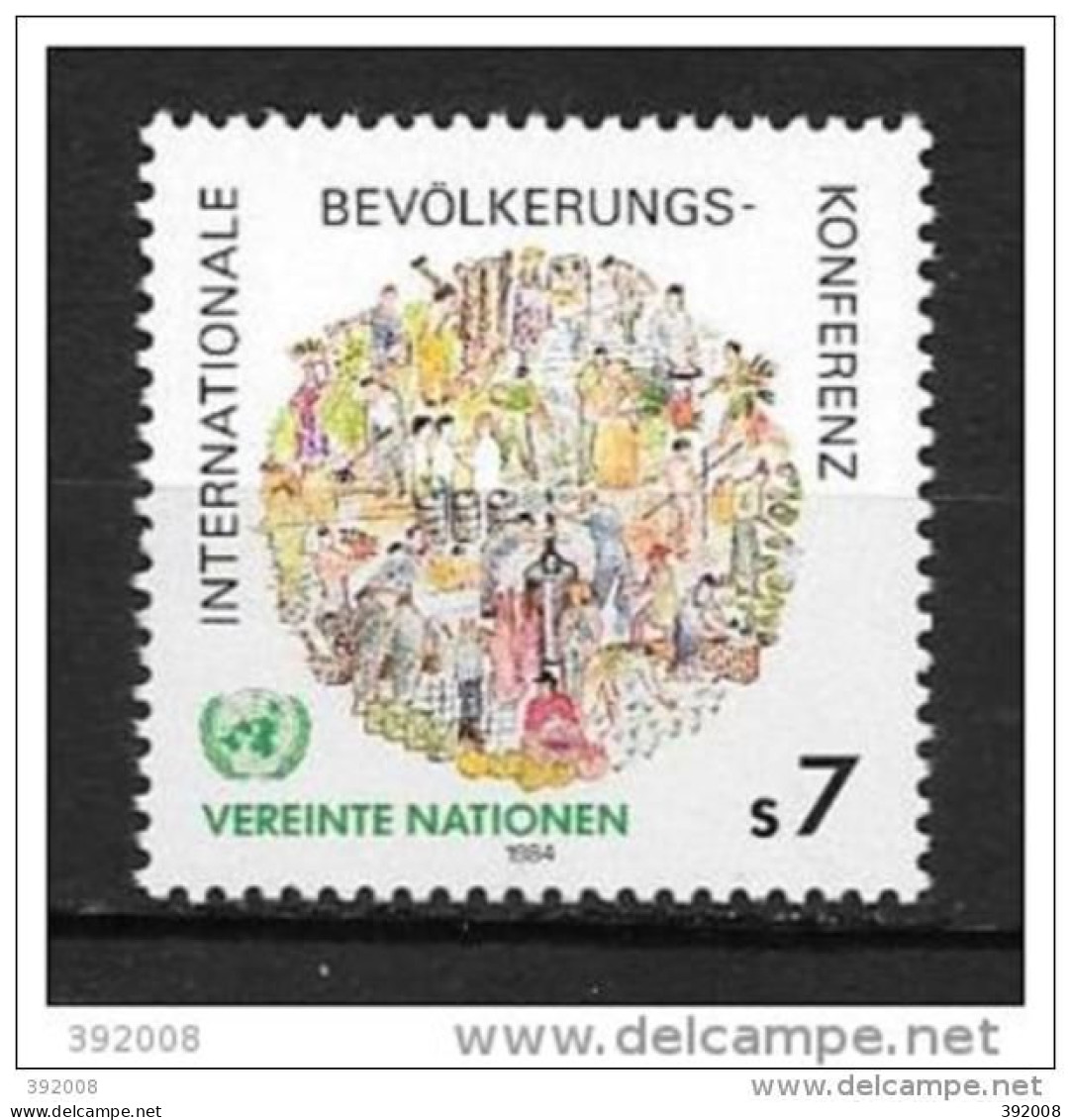 1984 - 38**MNH - Conférence Sur La Population - Ongebruikt