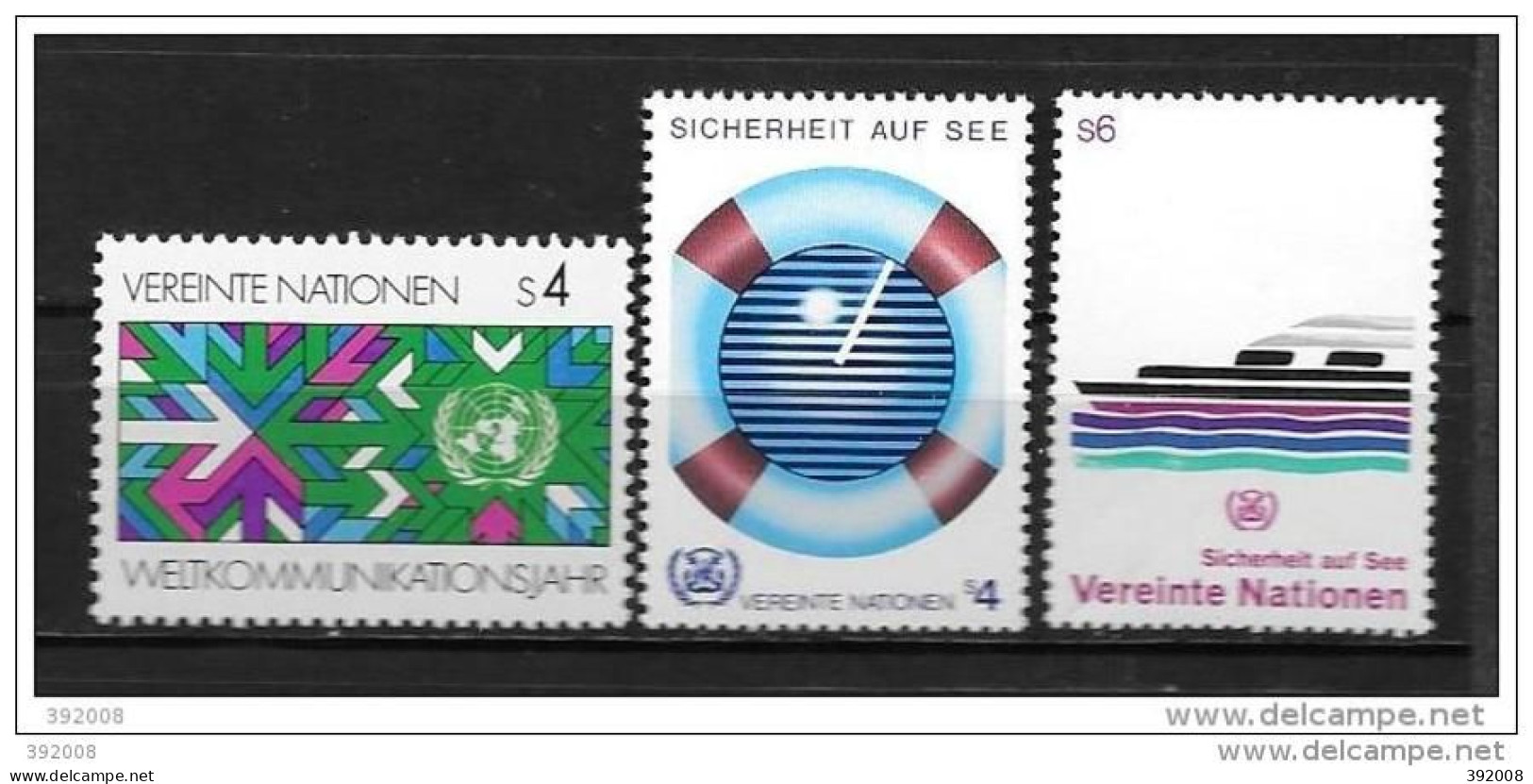 1983 - 29 à 31**MNH - Année Des Communications - Sécurité En Mer - Nuovi