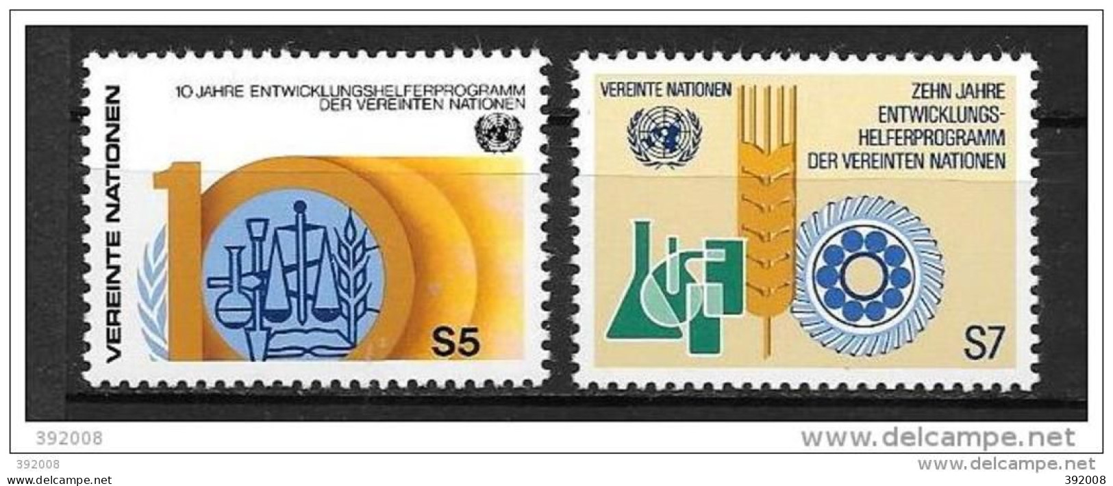 1981 - 21 à 22**MNH -10 Ans Du Programme Des Volontaires - Ungebraucht