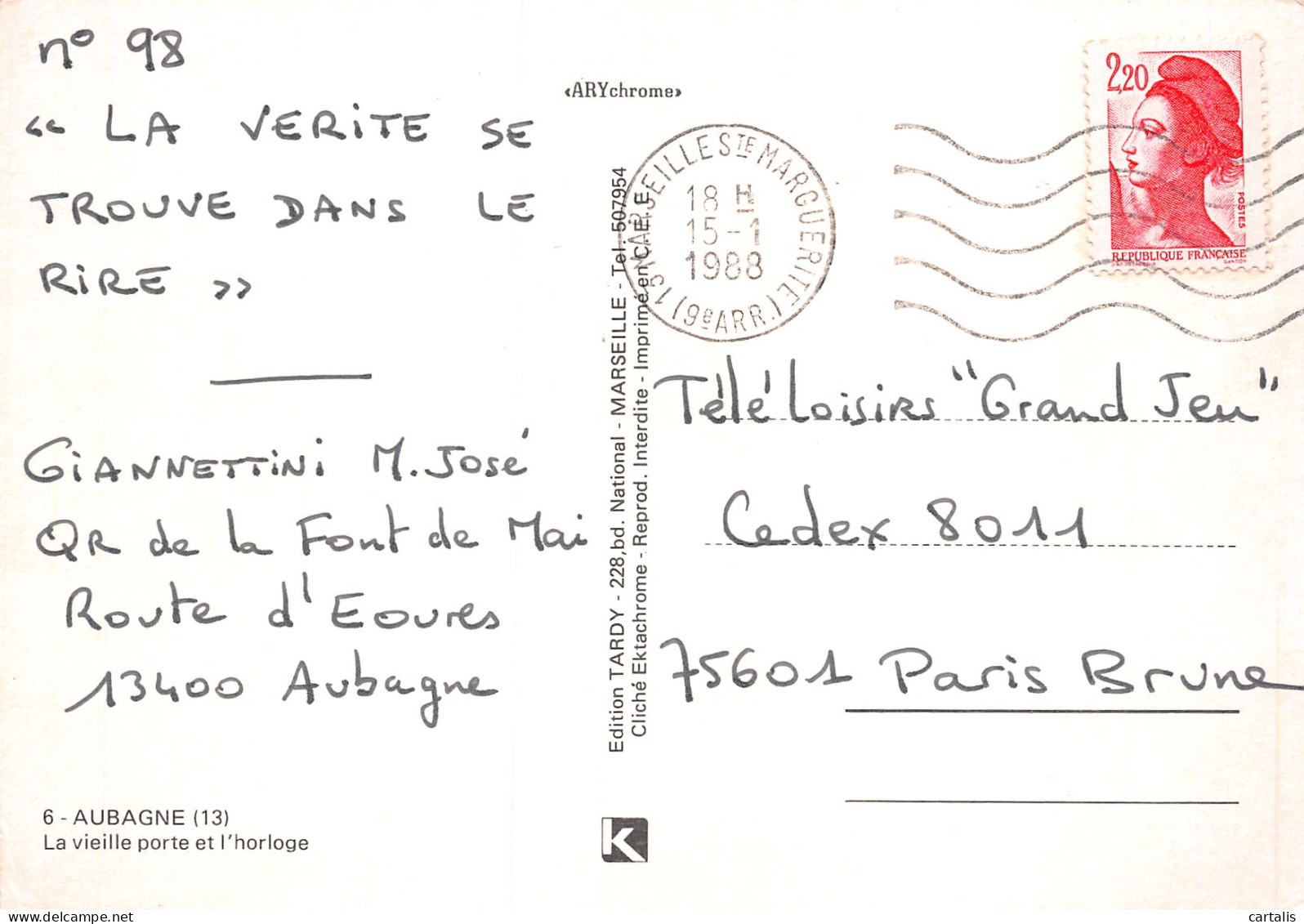 13-AUBAGNE-N°4136-B/0083 - Aubagne